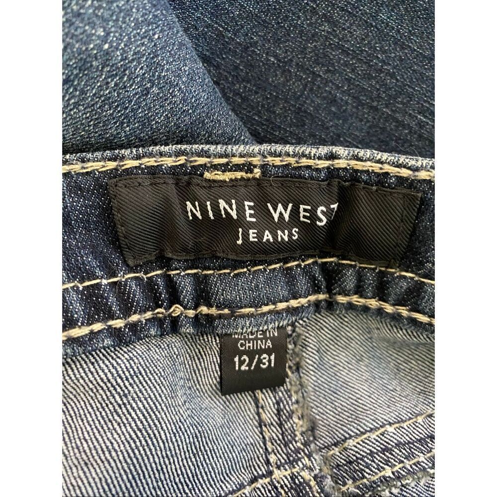 Nine West Denim Jean Capri Sz 12/31 - Picture 3 of 4